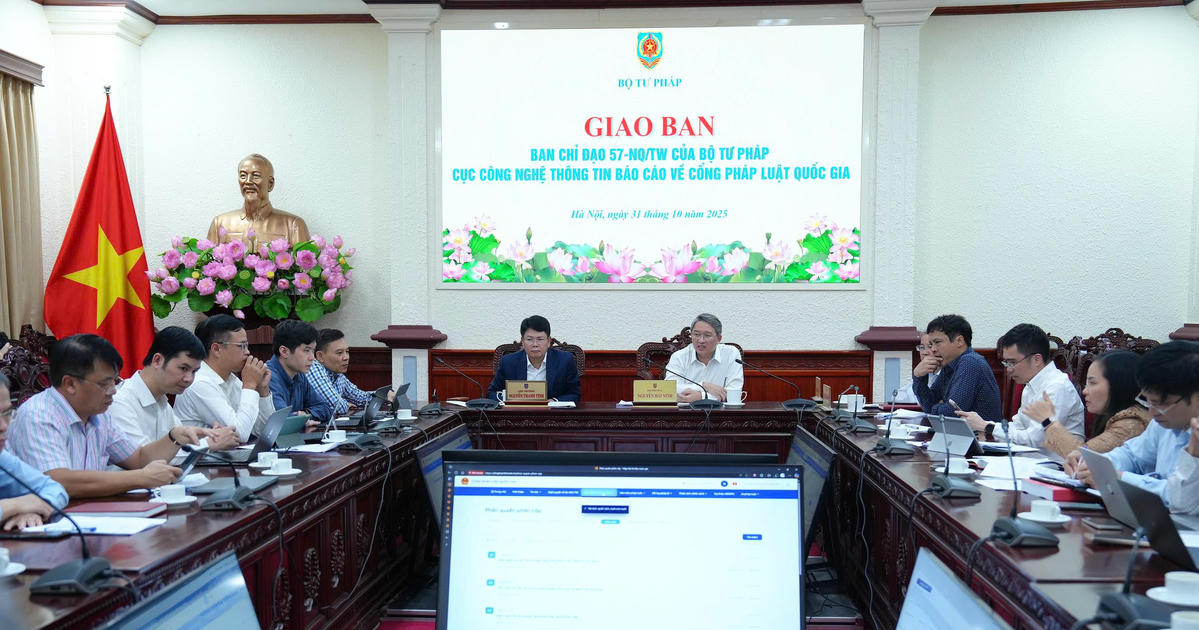 Chú trọng xây dựng, hoàn thiện Cổng Pháp luật quốc gia phiên bản mới