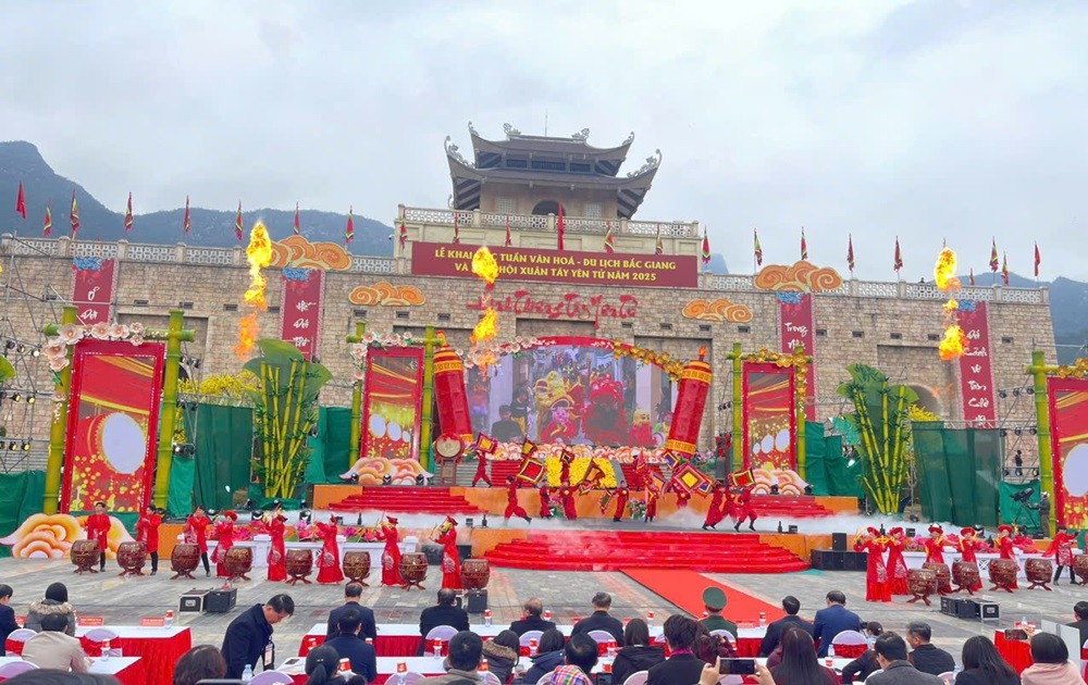 Bắc Giang khai mạc Tuần Văn hóa - Du lịch và hội xuân Tây Yên Tử 2025