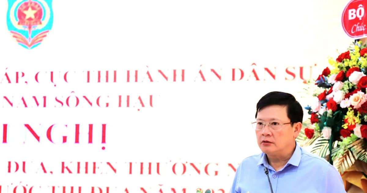 Tổng kết công tác thi đua khen thưởng năm 2024 Cụm thi đua Khối cơ quan Tư pháp các tỉnh Nam sông Hậu