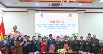 Bộ Tư pháp bàn giao nhiệm vụ quản lý Nhà nước về lý lịch tư pháp
