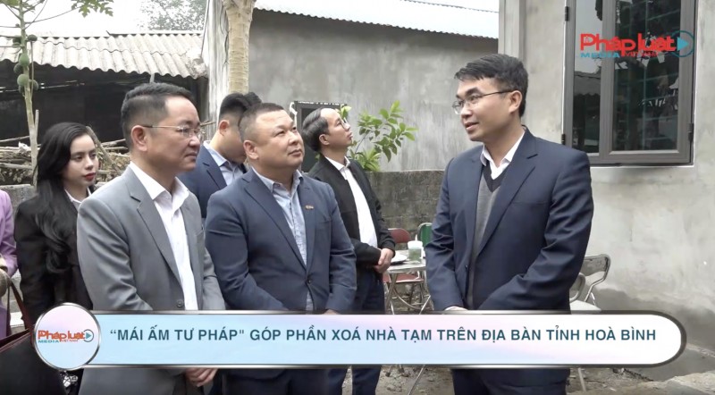 “Mái ấm Tư pháp” góp phần xoá nhà tạm trên địa bàn tỉnh Hoà Bình