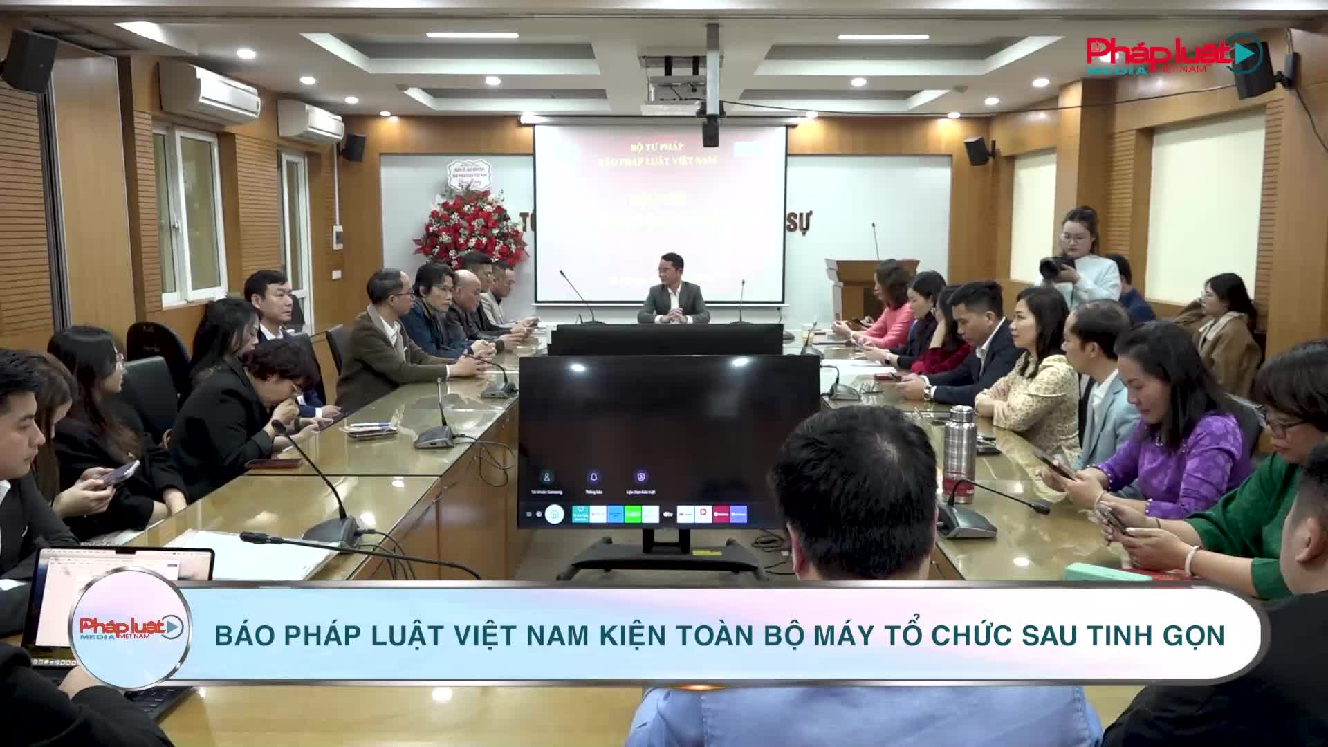 Báo Pháp luật Việt Nam kiện toàn bộ máy tổ chức sau tinh gọn