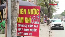 Huyện Thanh Trì tồn tại nhiều vi phạm về trật tự đô thị trên tuyến đường Phan Trọng Tuệ