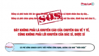 Cà Phê gừng đen mật ong được thổi phồng công dụng, quảng cáo như “thần dược”