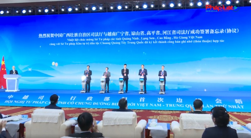 Khai mạc Hội nghị tư pháp các tỉnh có chung đường biên giới Việt Nam - Trung Quốc lần thứ nhất