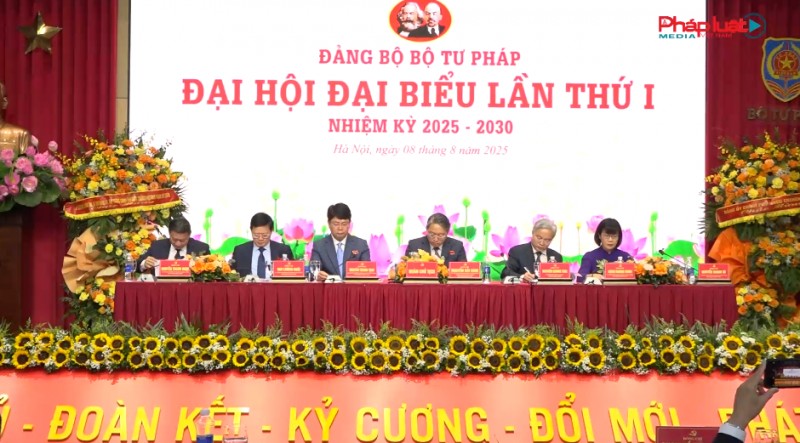 Đại hội Đảng bộ Bộ Tư pháp lần thứ I, nhiệm kỳ 2025-2030: Hoàn tất công tác chuẩn bị trong phiên trù bị, sẵn sàng cho phiên chính thức