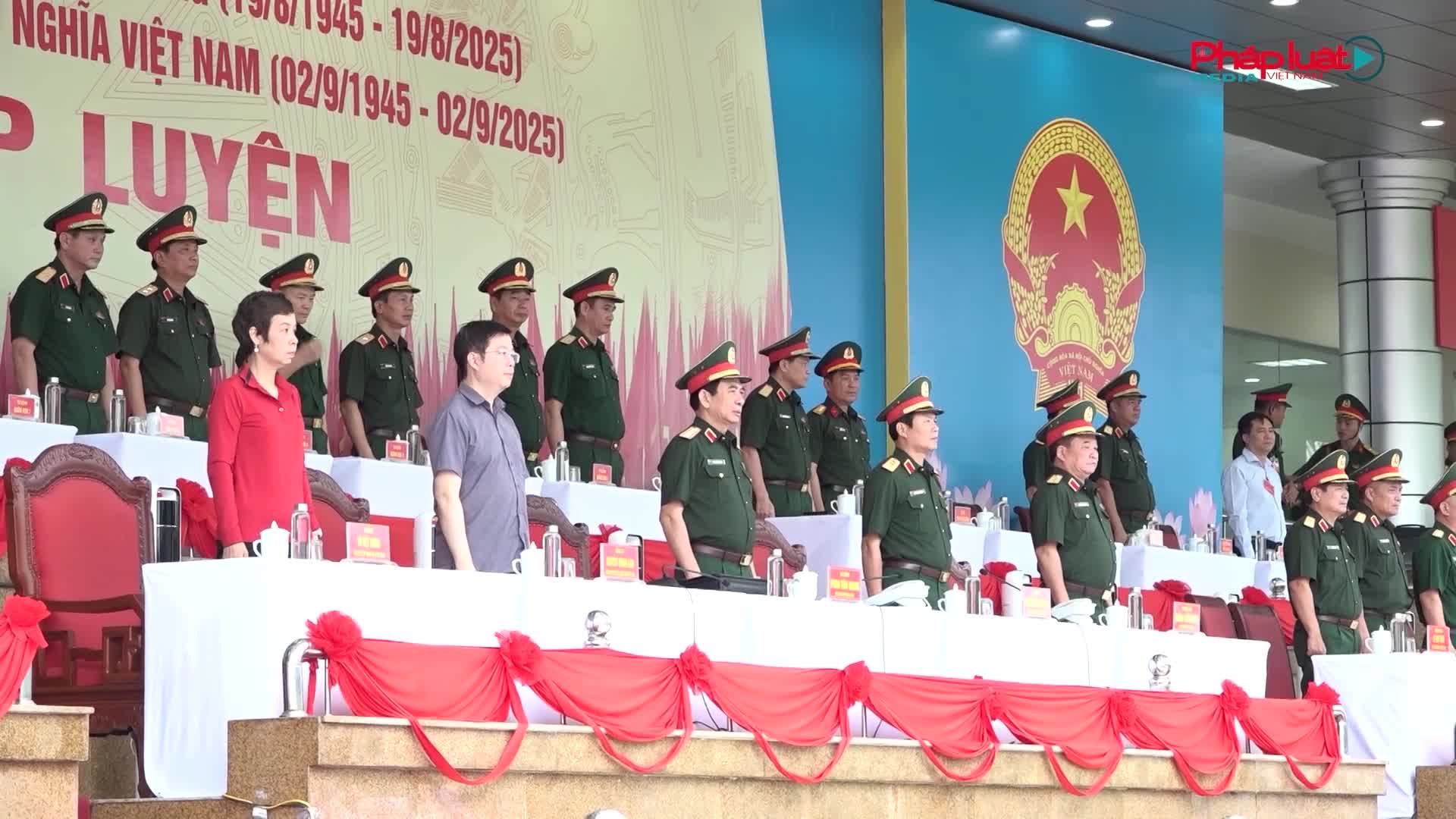Đại tướng Phan Văn Giang kiểm tra Tổng hợp luyện diễu binh, diễu hành thực hiện nhiệm vụ A80