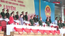 Đại tướng Phan Văn Giang kiểm tra Tổng hợp luyện diễu binh, diễu hành thực hiện nhiệm vụ A80