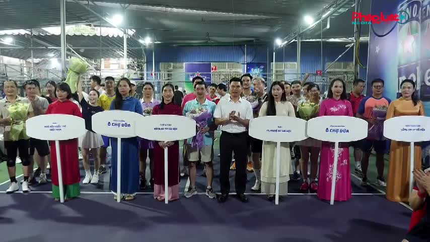 Sôi nổi ngày hội thể thao phường Ô Chợ Dừa chào mừng 80 năm Ngày truyền thống Công an Nhân dân