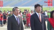 Đoàn công tác Bộ Tư pháp dâng hương, báo công tại Lăng Chủ tịch Hồ Chí Minh và Khu di tích lịch sử Bộ Tư pháp tại tỉnh Tuyên Quang