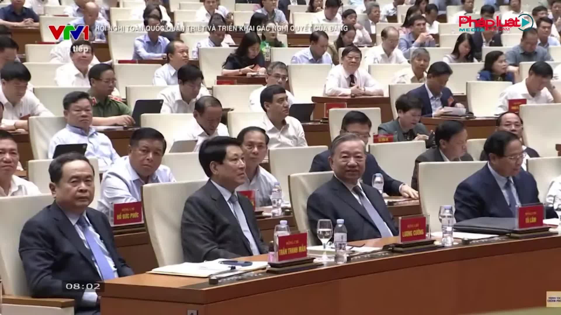 Hội nghị toàn quốc quán triệt, triển khai thực hiện 4 Nghị quyết của Bộ Chính trị