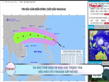 Dự báo thời gian và khu vực trọng tâm siêu bão số 9 Ragasa sắp đổ bộ
