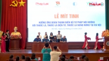 Sinh viên ngành Tư pháp tiên phong nói không với thuốc lá thế hệ mới
