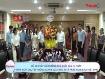 Bộ Tư pháp chúc mừng Nhà Xuất bản Tư pháp nhân Ngày truyền thống Ngành Xuất bản, In và Phát hành sách Việt Nam