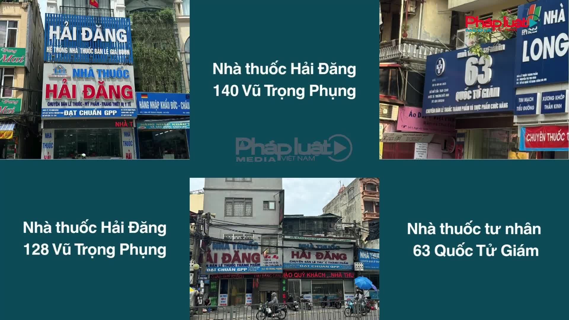 2 cơ sở nhà thuốc Hải Đăng bị xử phạt vì bán thuốc kê đơn nhưng không có đơn thuốc