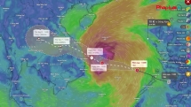 Bão số 13 mạnh lên hướng vào các tỉnh từ Đà Nẵng đến Đắk Lắk