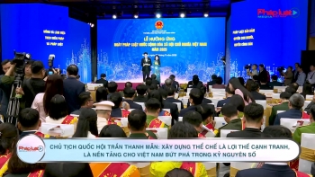 Chủ tịch Quốc hội Trần Thanh Mẫn: Xây dựng thể chế là lợi thế cạnh tranh, là nền tảng cho Việt Nam bứt phá trong kỷ nguyên số