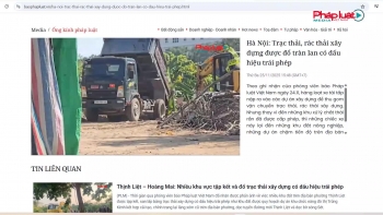 Hoàng Mai: Trạc thải, rác thải xây dựng được đổ tràn lan, trách nhiệm thuộc về ai?