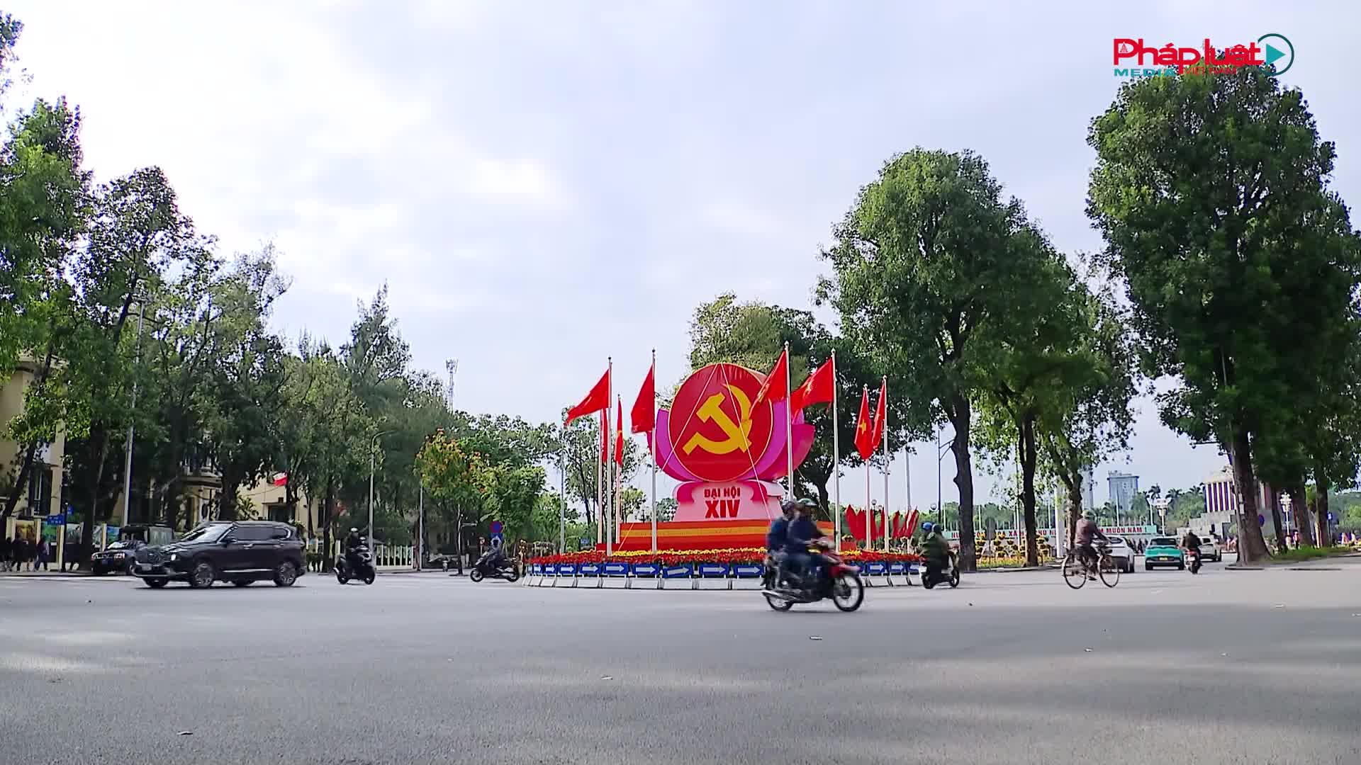 Cả nước rực rỡ cờ hoa, náo nức chào mừng Đại hội Đảng lần thứ XIV