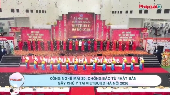 Công nghệ mái 3D, chống bão từ Nhật Bản gây chú ý tại Vietbuild Hà Nội 2026