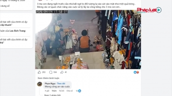 Hà Nội: Phẫn nộ clip người đàn ông lao vào nhà đá thẳng mặt người phụ nữ đang chăm hai con nhỏ