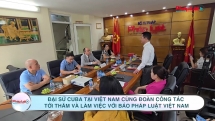 Đại sứ Cuba tại Việt Nam cùng Đoàn công tác tới thăm và làm việc với báo Pháp luật Việt Nam