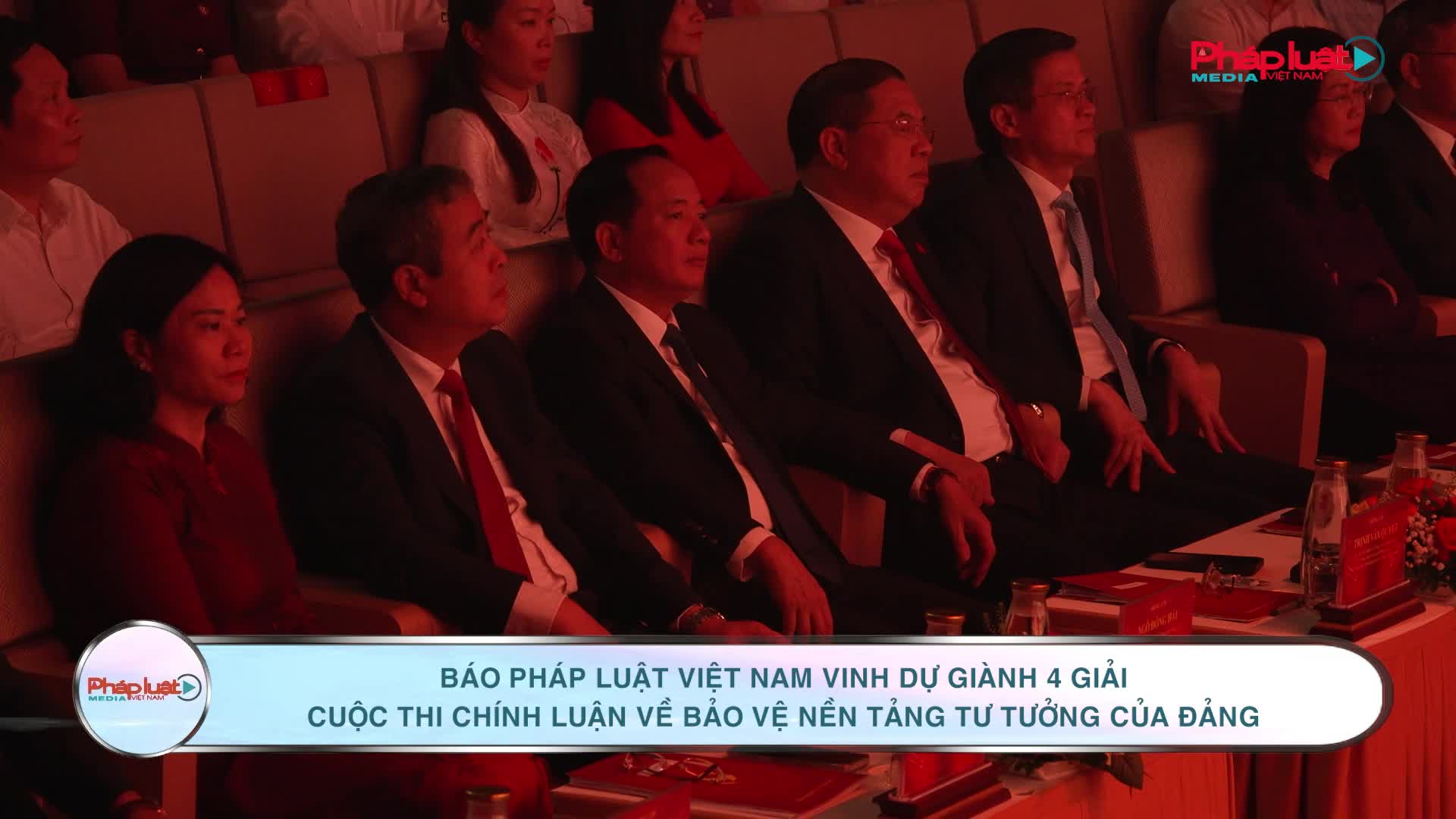Báo Pháp luật Việt Nam vinh dự giành 4 giải Cuộc thi chính luận về bảo vệ nền tảng tư tưởng của Đảng