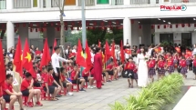 Giảng Võ – Hà Nội: Cô và trò Trường Tiểu học Kim Đồng hân hoan bước vào năm học mới