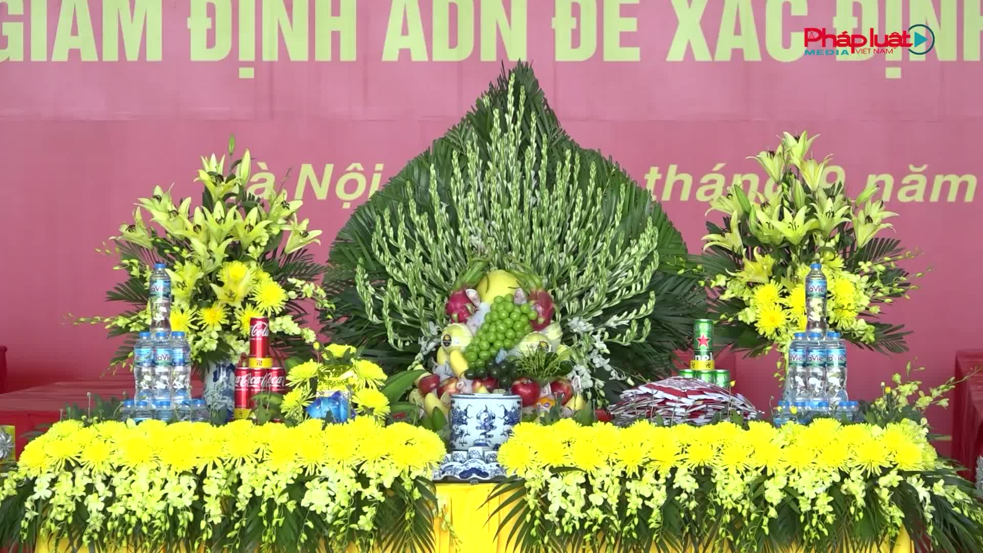 Chuyến bay thứ 2 đưa 13.563 mẫu hài cốt liệt sĩ về Thủ đô Hà Nội xác định danh tính